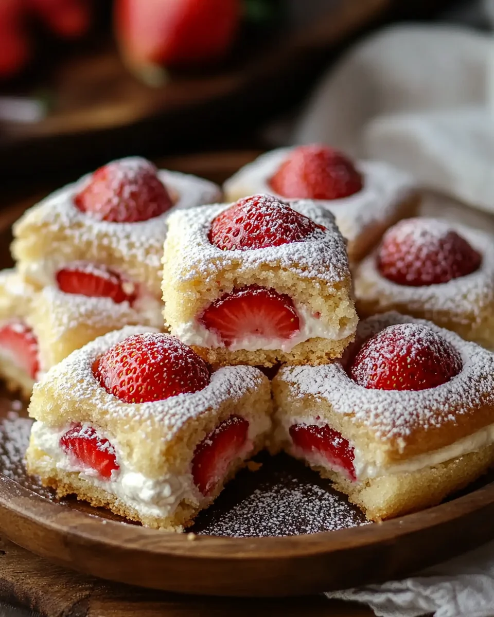 Erdbeer-K&auml;sekuchen-Kekse