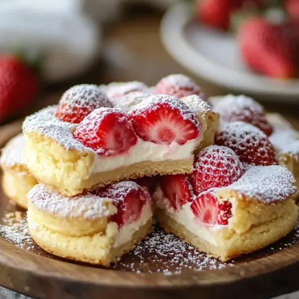 Erdbeer-Käsekuchen-Kekse