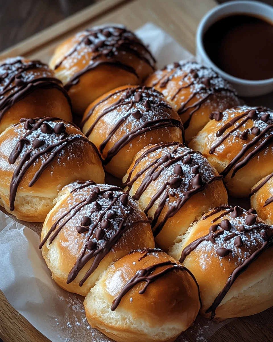 Fluffige Schokobrötchen