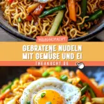 Gebratene Nudeln mit Gemüse und Ei 23 Pinterest Hidden Image