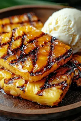 Gegrillte Ananas mit Honig & Zimt