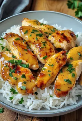 Honig Senf Hähnchen mit Reis 31 Honig Senf Hähnchen mit Reis