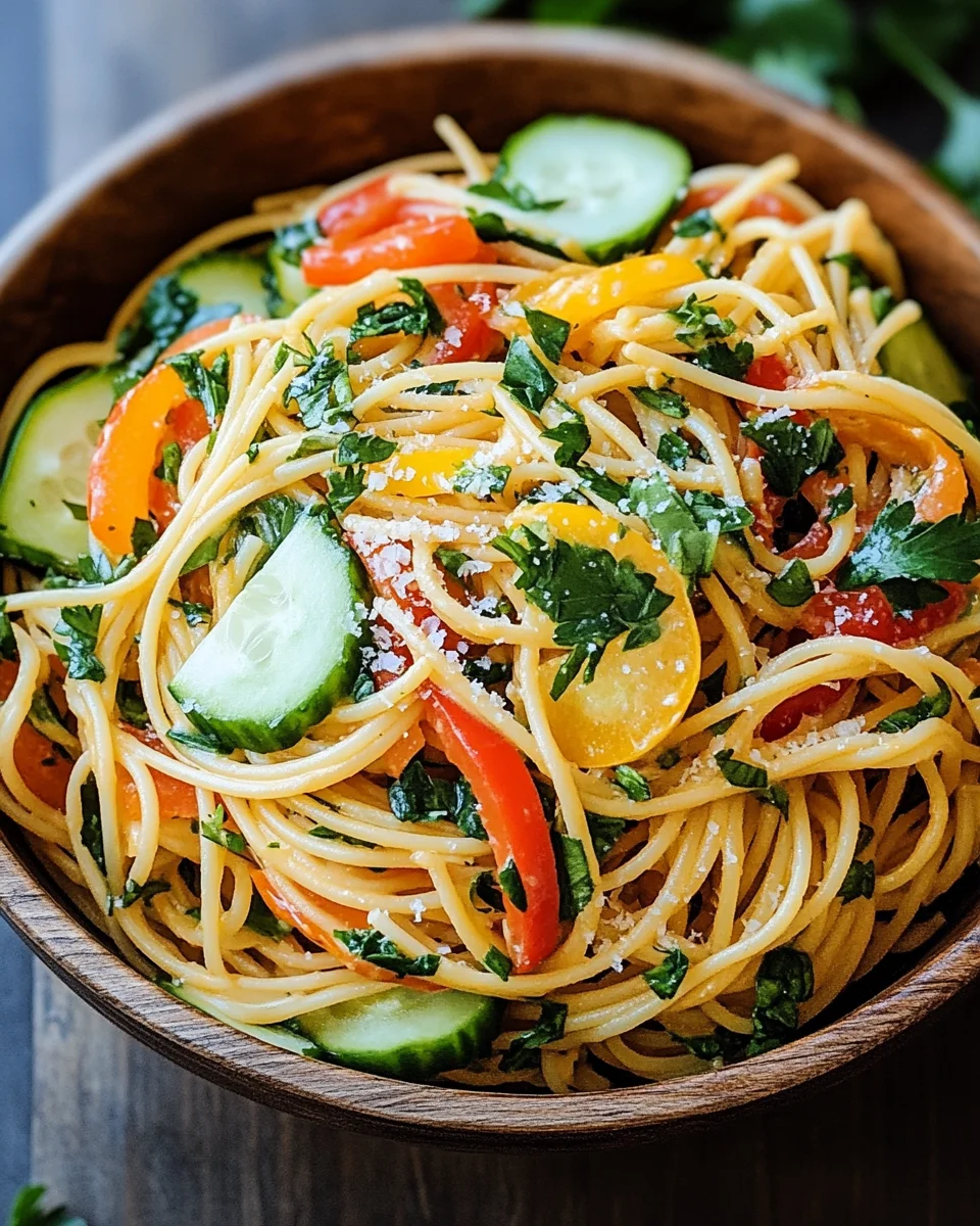 Kalifornischer Spaghetti-Salat 26 Kalifornischer