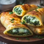 Kartoffeltaschen mit Spinat-Frischk&auml;se-F&uuml;llung genie&szlig;en!