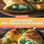 Kartoffeltaschen mit Spinat-Frischkäse-Füllung genießen! 19 Pinterest Hidden Image