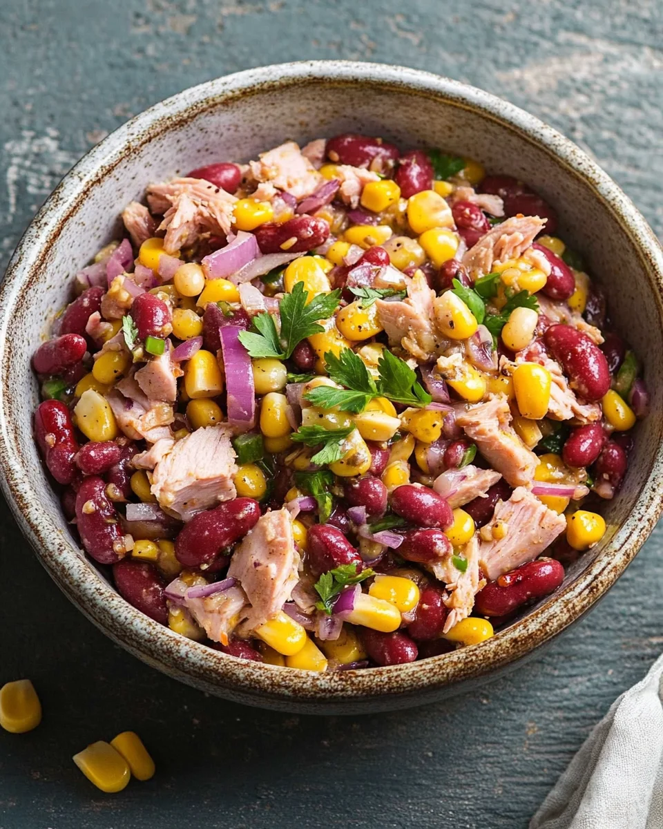 Kidneybohnen-Thunfisch-Salat 18 Kidneybohnen-Thunfisch-Salat