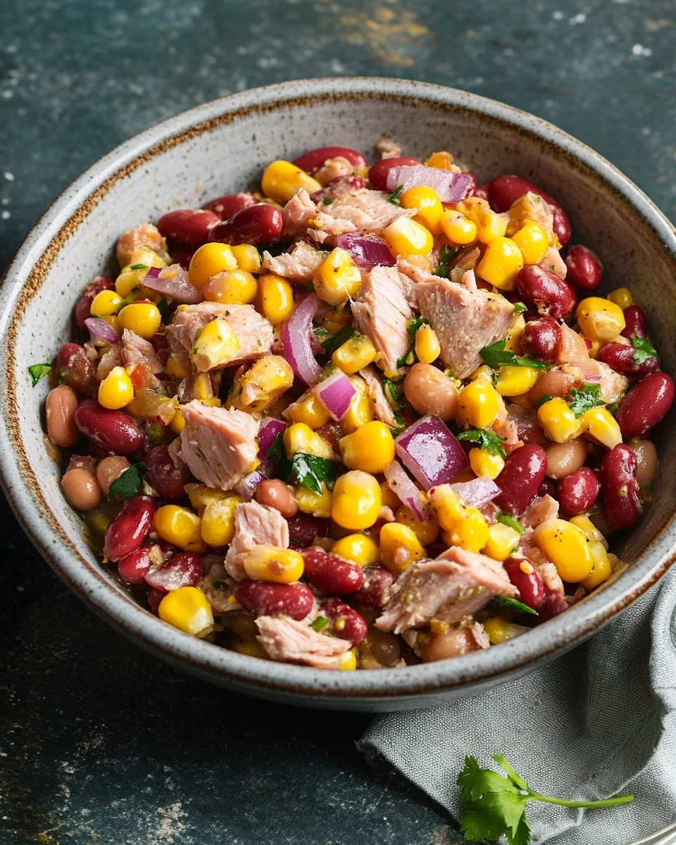 Kidneybohnen-Thunfisch-Salat