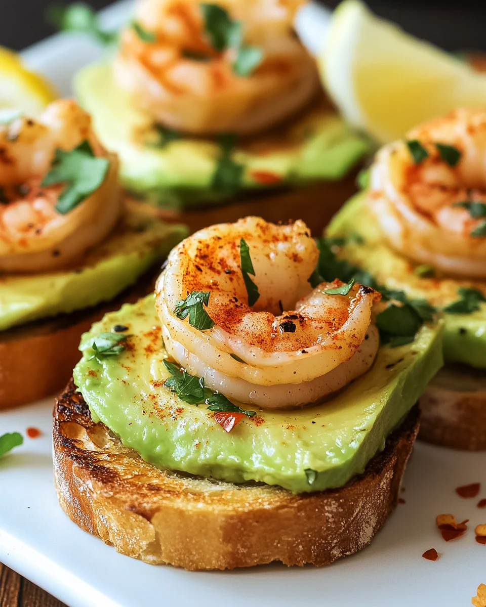 Knoblauch-Garnelen-Crostini mit Avocado 19 Knoblauch-Garnelen-Crostini