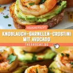 Knoblauch-Garnelen-Crostini mit Avocado 18 Pinterest Hidden Image