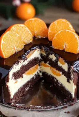 Lebkuchen-Torte mit Paradiescreme und Mandarinen 27 Lebkuchen-Torte mit Paradiescreme und Mandarinen
