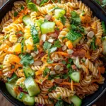 Limetten Crunch Nudelsalat
