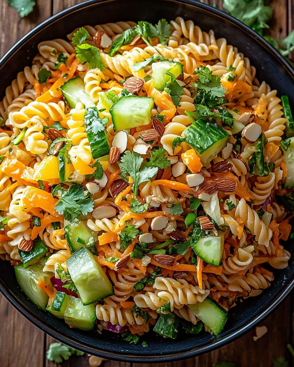 Limetten Crunch Nudelsalat