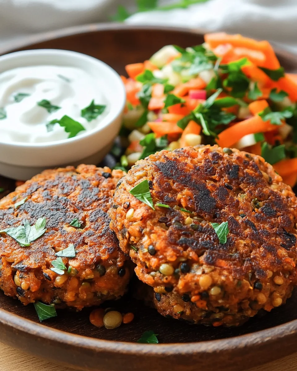 Linsen-Frikadellen – Vegetarisch 21 Linsen-Frikadellen