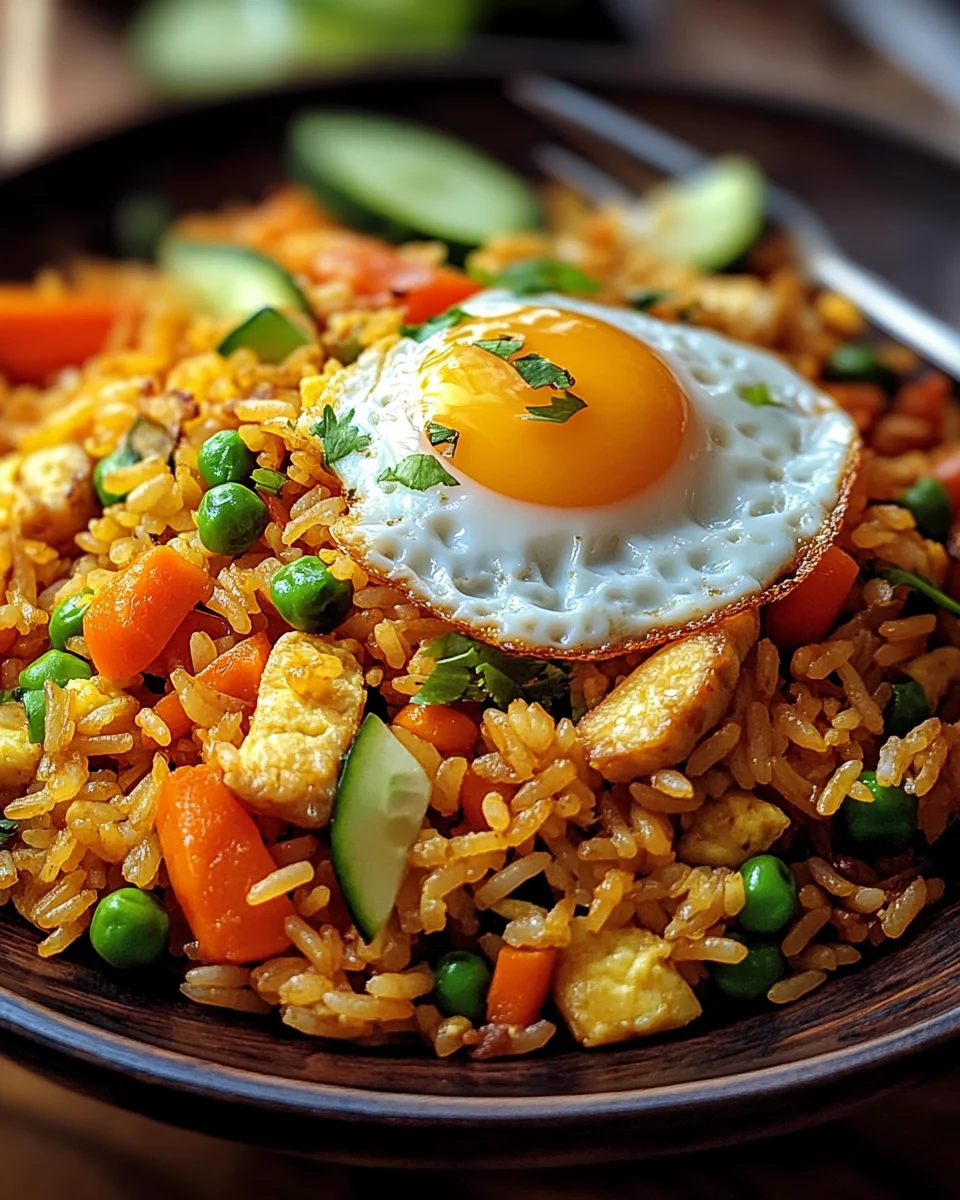 Nasi Goreng &ndash; Indonesischer Gebratener Reis