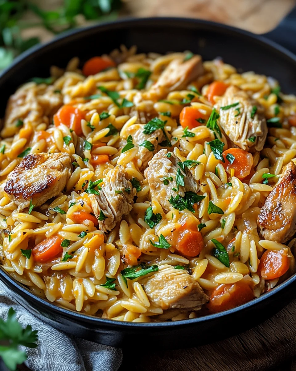 Onepot Orzo-Wikinger-Topf