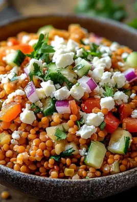 Orientalischer Rote Linsen Salat mit Feta 23 Orientalischer Rote Linsen Salat mit Feta