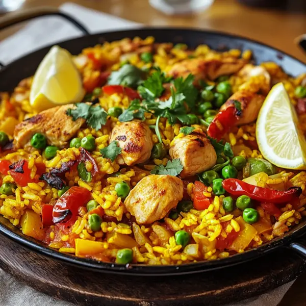 Paella mit Hähnchen