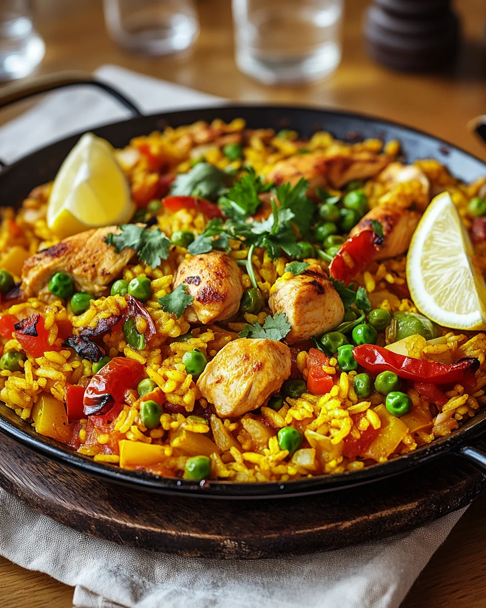 Paella mit Hähnchen 24 Paella mit Hähnchen