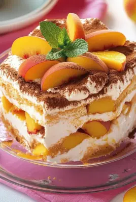Pfirsich Tiramisu