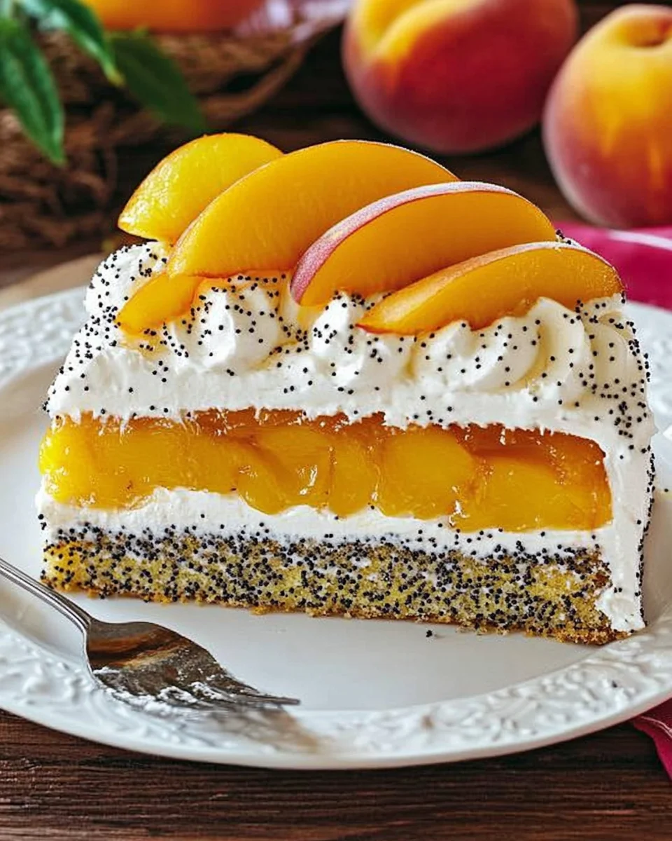 Pfirsichtorte