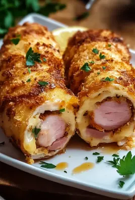 Putenröllchen nach Cordon Bleu Art 23 Putenröllchen nach Cordon Bleu Art