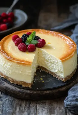 Rezept für cremigen Käsekuchen ohne Boden