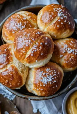 Rezept für Laugenbrötchen im Muffinsblech gebacken