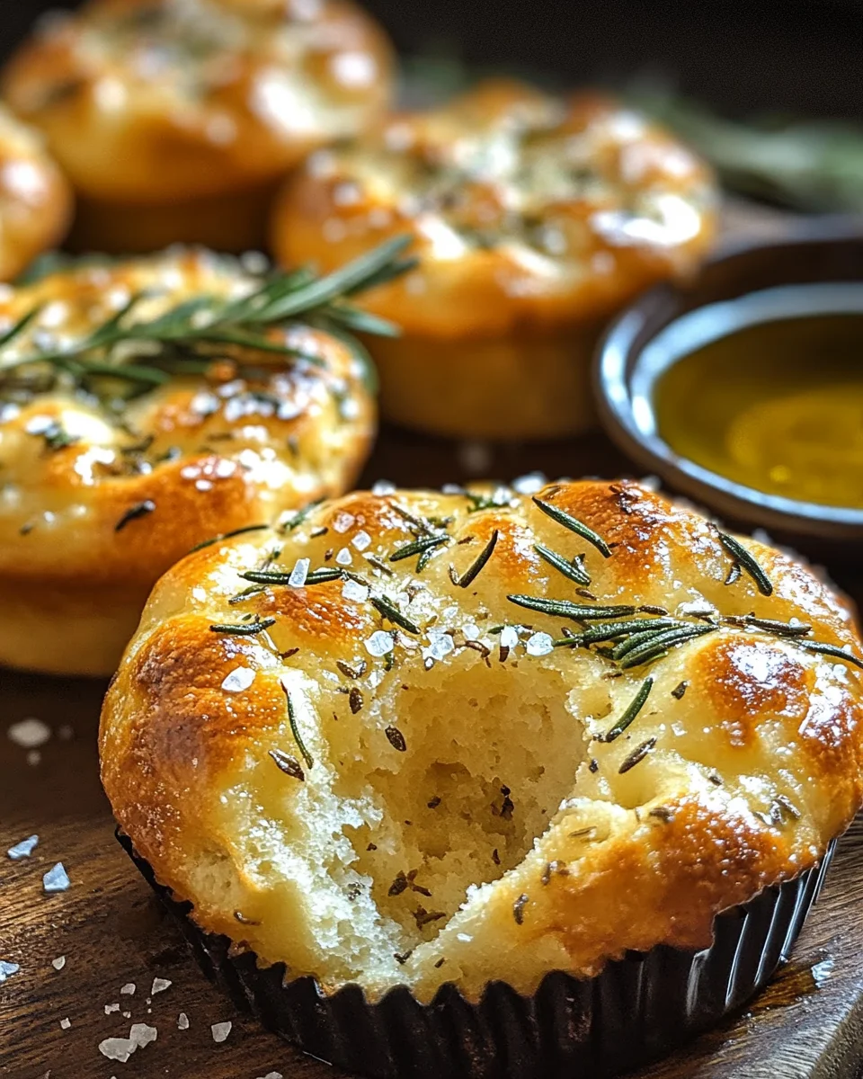 Rosmarin-Knoblauch-Focaccia-Muffins