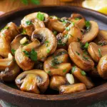 Saftige Knoblauch-Champignons Rezept