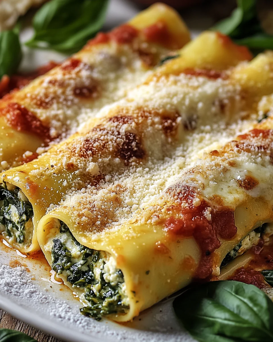 Spinat-Ricotta-Cannelloni