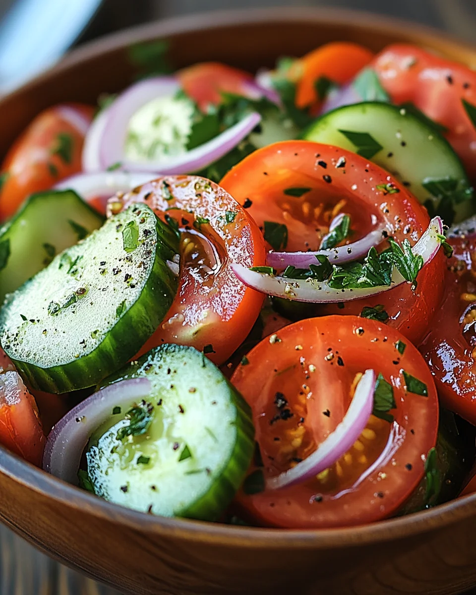 Tomaten-Gurken-Salat