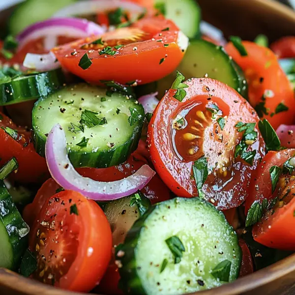 Tomaten-Gurken-Salat