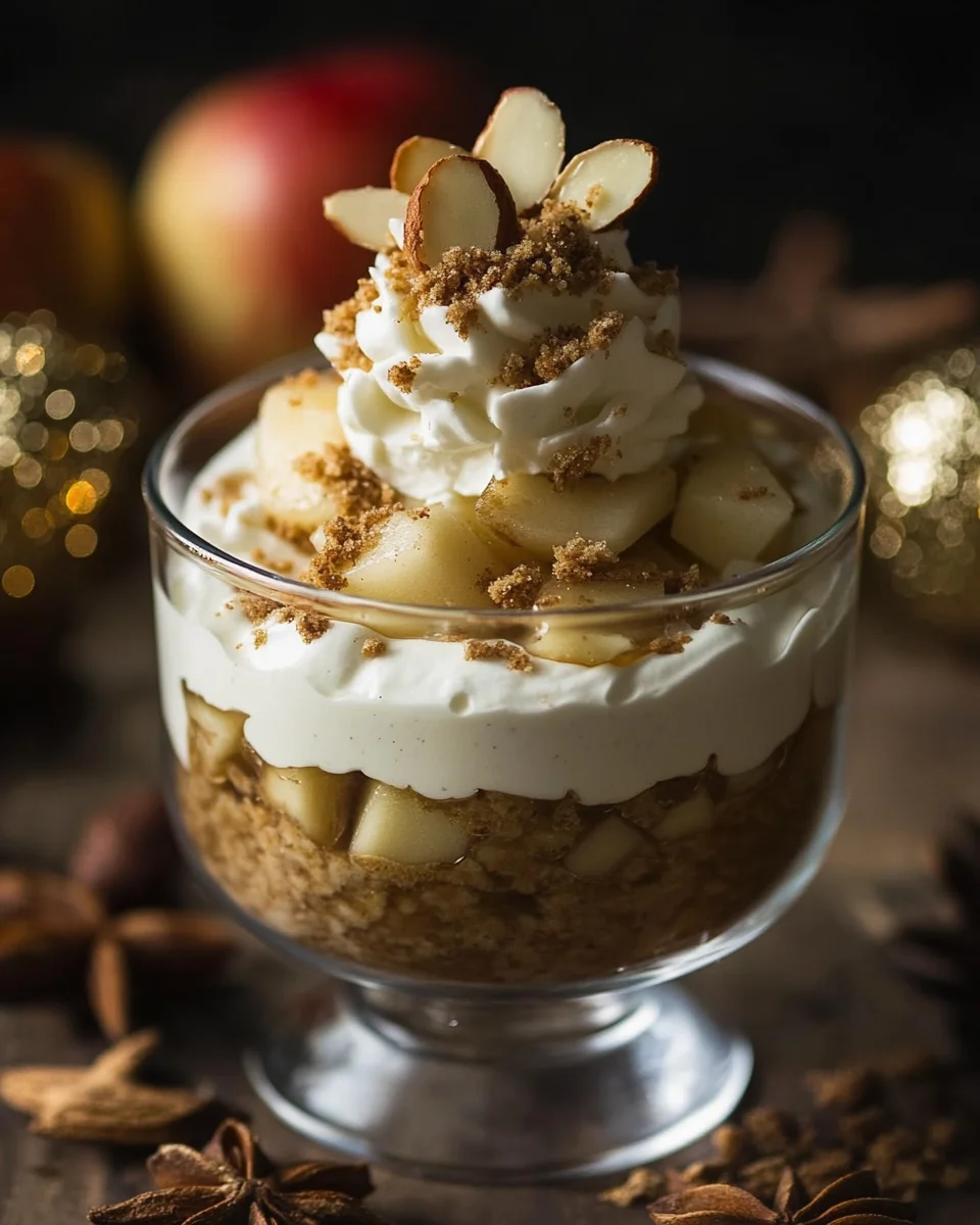 Winterliche Spekulatius-Creme mit Bratapfelkompott 20 Winterliche
