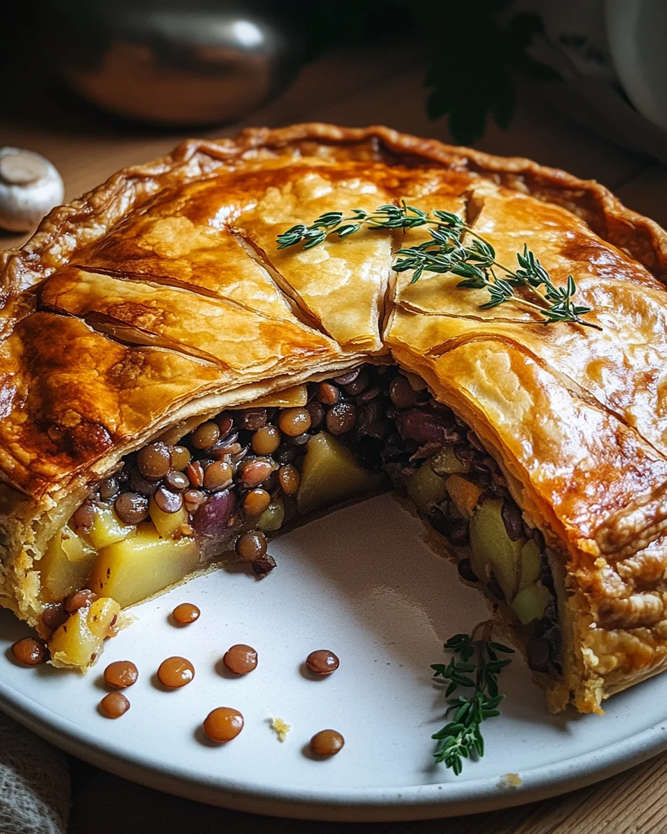 Wirsing-Pie mit Pilz-Linsen-Kartoffelfüllung 20 Wirsing-Pie mit Pilz-Linsen-Kartoffelfüllung