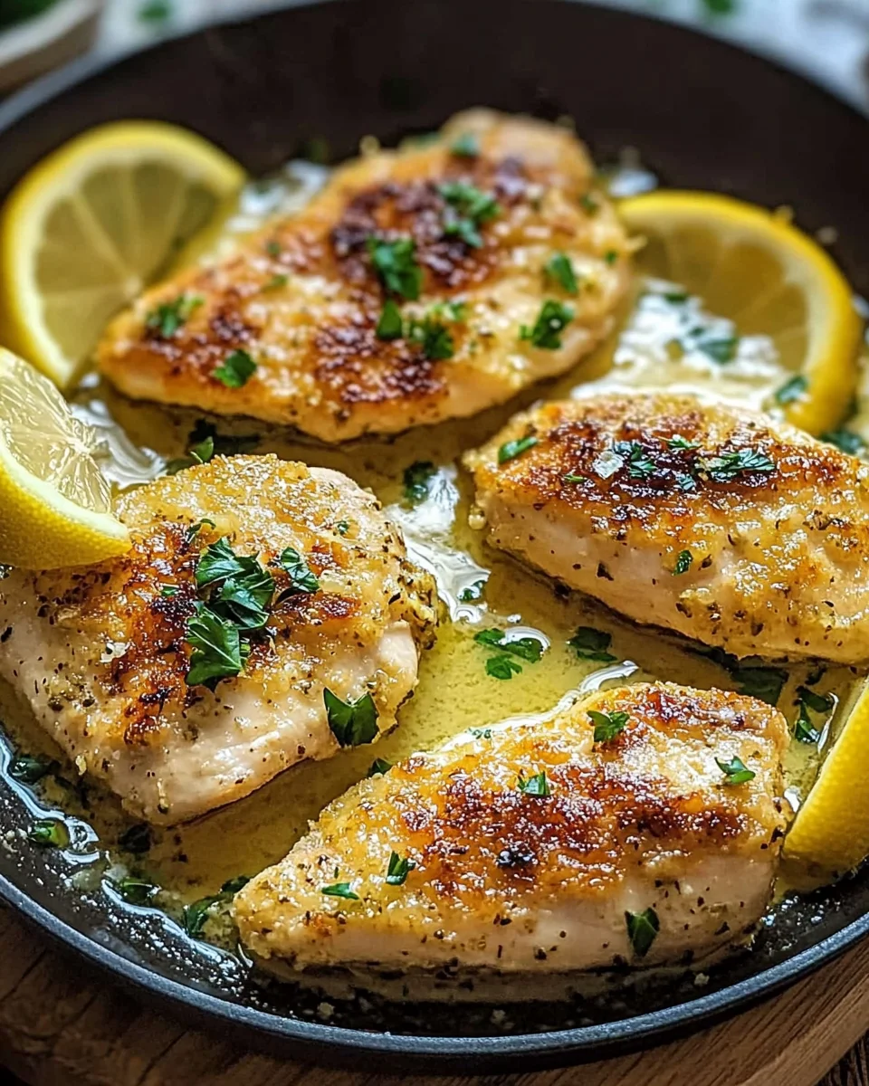 Zitronen Parmesan Pfannenhähnchen 18 Zitronen