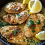 Zitronen Parmesan Pfannenh&auml;hnchen