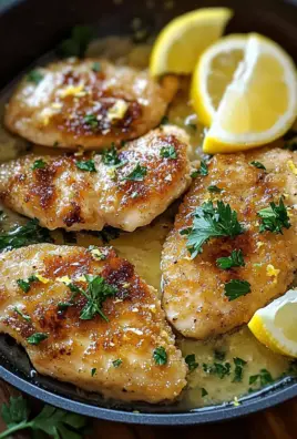 Zitronen Parmesan Pfannenhähnchen