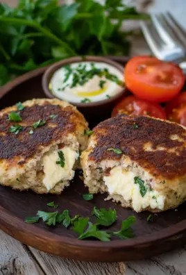 Bifteki – Griechische Frikadellen gefüllt mit Schafskäse