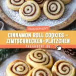 Cinnamon Roll Cookies - Zimtschnecken-Plätzchen 21 Pinterest Hidden Image