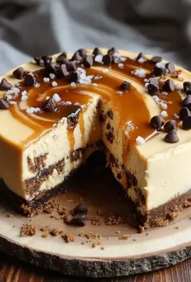 Cookie Dough Cheesecake mit Salted Caramel Swirl 26 Cookie Dough Cheesecake mit Salted Caramel Swirl