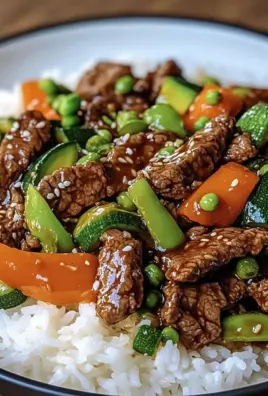 Ein Pfannengericht Teriyaki Rindfleisch mit Reis 18 Ein Pfannengericht Teriyaki Rindfleisch mit Reis