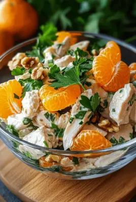 Geflügelsalat mit Mandarinen 28 Geflügelsalat mit Mandarinen