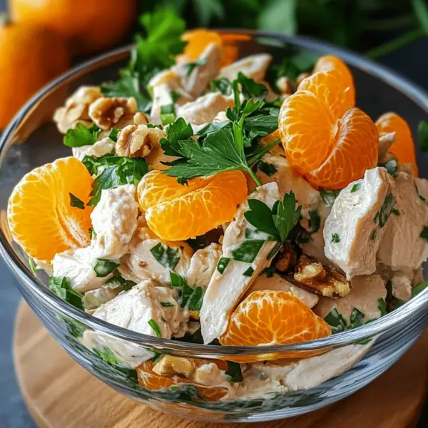 Geflügelsalat mit Mandarinen
