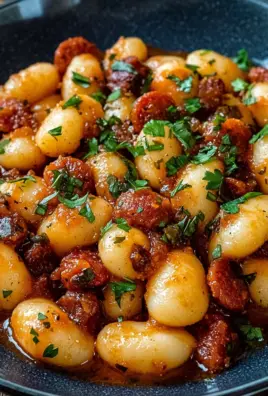 Gnocchi mit Chorizo und cremiger Harissa-Sauce 27 Gnocchi mit Chorizo und cremiger Harissa-Sauce