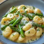 Gnocchi mit gr&uuml;nem Spargel