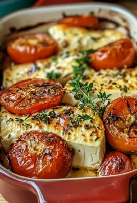 Griechischer Feta Auflauf mit Tomaten
