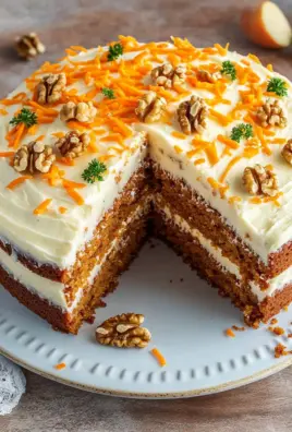 Karottenkuchen mit Frischkäse-Frosting