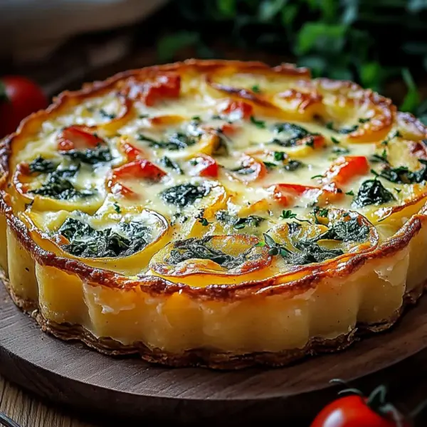 Kartoffel-Quiche mit Kartoffelteig