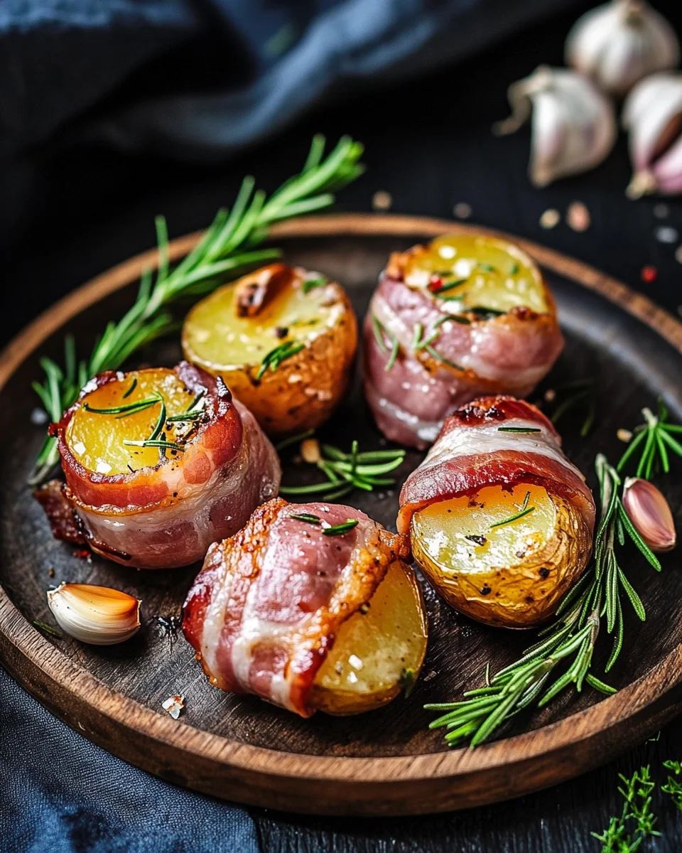 Kartoffeln im Speckmantel 17 Kartoffeln
