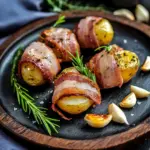 Kartoffeln im Speckmantel